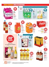 Promos Coca-Cola dans le catalogue "MÉGA FORMATS MÉGA ÉCONOMIES" de Hyper U Coca-Cola en promo dans le catalogue Hyper U à la page 6