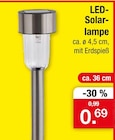 Zimmermann Nordhorn - LED-Solarlampe Angebot im Prospekt LED-Solarlampe bei Zimmermann im Nordhorn Prospekt für 0,69 €