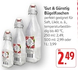 EDEKA - Bügelflasche 250 ml Angebot im Prospekt Bügelflasche 250 ml bei EDEKA im Prospekt "" für 2,49 €