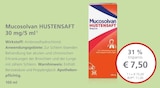 HUSTENSAFT 30 mg/5 ml bei LINDA Premiumapotheke im Uelzen Prospekt für 7,50 €