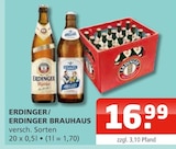 Getränke Oase - Erdinger/ Erdinger Brauhaus Angebot im Prospekt Erdinger/ Erdinger Brauhaus bei Getränke Oase im Prospekt "" für 16,99 €