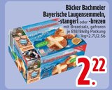 Bayerische Laugensemmeln -stangerl von Bäcker Bachmeier im aktuellen EDEKA Prospekt für 2,22 €