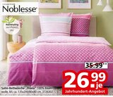 Aktuelle Bettwäsche Angebote bei Segmüller in Leverkusen Aktuelles Satin-Bettwäsche "Diana" Angebot bei Segmüller in Leverkusen ab 26,99 €