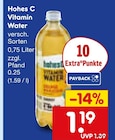 Vitamin Water im Angebot bei Netto Marken-Discount in Leonberg Vitamin Water Angebote von Hohes C bei Netto Marken-Discount Leonberg für 1,19 €