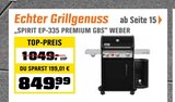 „SPIRIT EP-335 PREMIUM GBS“ Grill Angebot in Oberthierwasen „SPIRIT EP-335 PREMIUM GBS“ Grill im aktuellen Prospekt bei OBI in Oberthierwasen