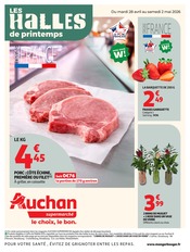 Catalogue Supermarchés Auchan Supermarché en cours à Champagne-sur-Seine et alentours, "LES HALLES de printemps", 8 pages, 28/04/2026 - 04/05/2026