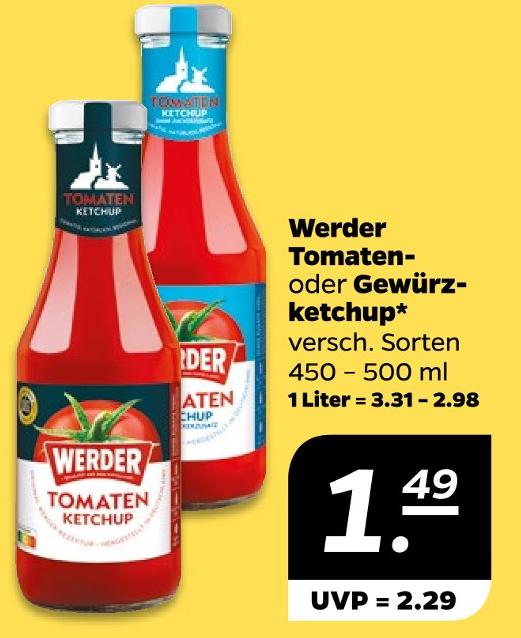 Tomaten- oder Gewürzketchup