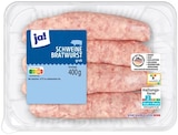 Schweine Bratwurst im REWE Prospekt Schweine Bratwurst von ja! im aktuellen REWE Prospekt für 2,59 €