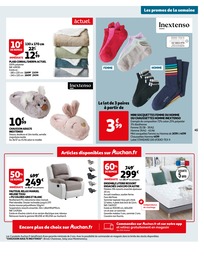 Prix et réduction Chaussures dans le prospectus Auchan Hypermarché en cours Offre Chaussures dans le catalogue Auchan Hypermarché du moment à la page 45