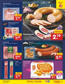 Wurst im aktuellen Netto Marken-Discount Prospekt (Leverkusen) Wurst im Netto Marken-Discount Prospekt "Aktuelle Angebote" mit 58 Seiten (Leverkusen)
