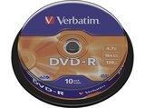 43523 DVD-R 4,7GB 16X Rohling von VERBATIM im aktuellen MediaMarkt Saturn Prospekt für 4,99 €