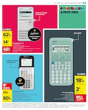 Calculatrice Angebote im Prospekt "PETIT-DÉJEUNER" von Carrefour Calculatrice Angebote im Prospekt "PETIT-DÉJEUNER" von Carrefour auf Seite 89