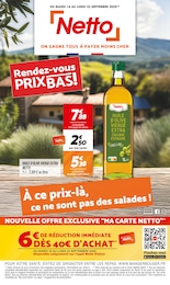 Prospectus Netto à Pordic, "Rendez-vous PRIX BAS !", 16 pages, 16/09/2025 - 22/09/2025