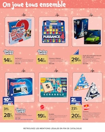 Prix et réduction Scrabble dans le prospectus Carrefour en cours Offre Scrabble dans le catalogue Carrefour du moment à la page 55