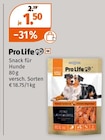 Snack für Hunde Angebote von Pro Life bei Müller Maintal für 1,50 €