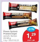 Lower Carb Bar Cookies & Cream von Power System für 1,29 € bei budni im Angebot Lower Carb Bar Cookies & Cream von Power System im aktuellen budni Prospekt
