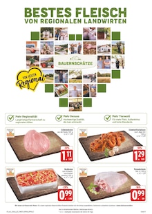 Fleisch im aktuellen EDEKA Prospekt (Erlangen) Fleisch im EDEKA Prospekt "Wir lieben Lebensmittel!" mit 40 Seiten (Erlangen)