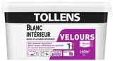Brico Dépôt - Peinture bicouche murs, plafonds et boiseries intérieure acrylique velours blanc 5 L : offre du catalogue Promo Peinture bicouche murs, plafonds et boiseries intérieure acrylique velours blanc 5 L à 49,90 € dans le catalogue Brico Dépôt "Notre sélection peinture"
