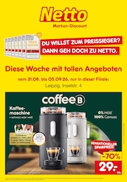 Discounter Prospekt von Netto Marken-Discount in Leipzig Aktueller Netto Marken-Discount Discounter Prospekt für Leipzig: Diese Woche mit tollen Angeboten mit 2} Seiten, 31.08.2026 - 05.09.2026