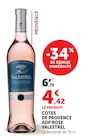 Promo Côtes de Provence AOP Rosé à 4,42 € dans le catalogue Super U à Écouen