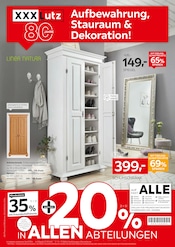 Spiegel im XXXLutz Möbelhäuser Prospekt in Hameln Aktueller XXXLutz Möbelhäuser Prospekt mit Spiegel, "Aufbewahrung, Stauraum & Dekoration!", Seite 1