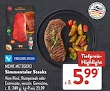 Simmentaler Steaks Angebote von MEINE METZGEREI bei ALDI SÜD Moers für 5,99 €