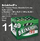 Aktuelles No. 1 Premium Pilsener, Alkoholfrei 0,0% oder Radler naturtrüb Angebot bei TOP Getränke in Düsseldorf ab 11,49 €