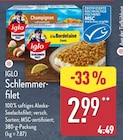 Schlemmerfilet von iglo im aktuellen ALDI Nord Prospekt