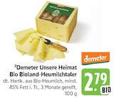 Unsere Heimat Bio Bioland-Heumilchtaler bei EDEKA im Prospekt "" für 2,79 €