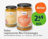 vegetarische Bio-Cremesuppe von Nabio für 2,49 € bei tegut im Angebot vegetarische Bio-Cremesuppe von Nabio im aktuellen tegut Prospekt