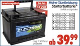 Starterbatterie 36 Ah, 12 Volt Angebote von Electron bei Wreesmann Buxtehude für 39,99 €