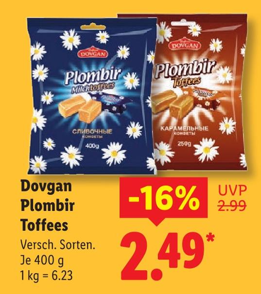 Plombir Milchtoffees