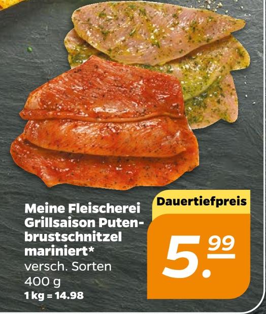 Grillsaison Putenbrustschnitzel mariniert