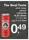 Aktuelles The Real Taste Angebot bei TOP Getränke in Rheda-Wiedenbrück ab 0,49 €