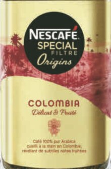 Café soluble spécial filtre origins colombia - Géant Casino à Saint-Étienne Café soluble spécial filtre origins colombia en promo chez Géant Casino Saint-Étienne à 3,42 €