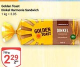 Dinkel Harmonie Sandwich Angebote von Golden Toast bei GLOBUS Castrop-Rauxel für 2,29 €