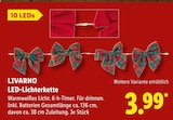 LED-Lichterkette im Angebot bei Lidl in Frankfurt LED-Lichterkette Angebote von LIVARNO bei Lidl Frankfurt für 3,99 €