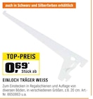 Einloch Träger Weiss Angebote bei OBI Dorsten für 0,69 €