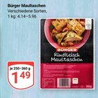 Maultaschen im Angebot bei GLOBUS in Rostock Maultaschen Angebote von Burger bei GLOBUS Rostock für 1,49 €