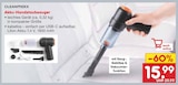 Akku-Handstaubsauger von CLEANmaxx für 15,99 € bei Netto Marken-Discount im Angebot Akku-Handstaubsauger von CLEANmaxx im aktuellen Netto Marken-Discount Prospekt