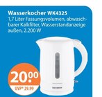 Wasserkocher WK4325 im V-Markt Prospekt Wasserkocher WK4325 von im aktuellen V-Markt Prospekt für 20,00 €