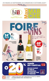 Catalogue Supermarchés Bi1 en cours à Lapalisse et alentours, "FOIRE AUX VINS", 36 pages, 23/09/2025 - 05/10/2025
