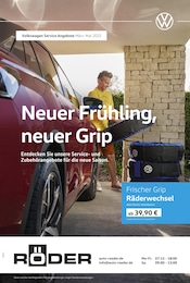 Volkswagen Prospekt für Voerde: "Neuer Frühling, neuer Grip", 1 Seite, 01.03.2025 - 31.05.2025