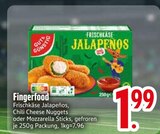 Frischkäse Jalapeños oder Chili Cheese Nuggets oder Mozzarella Sticks von Gut & Günstig im aktuellen EDEKA Prospekt für 1,99 €