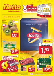 Netto Marken-Discount Prospekt "Aktuelle Angebote" für Pesterwitz, 46 Seiten, 23.01.2023 - 28.01.2023 Netto Marken-Discount Prospekt "Aktuelle Angebote" für Pesterwitz, 46 Seiten, 23.01.2023 - 28.01.2023