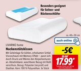 Nackenstützkissen im Angebot bei Lidl in Mannheim Nackenstützkissen Angebote von LIVARNO home bei Lidl Mannheim für 17,99 €