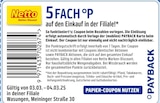 5 FACH °P auf den Einkauf in der Filiale! im aktuellen Prospekt bei Netto Marken-Discount in Wasungen