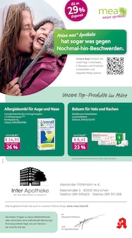Aktueller mea - meine apotheke Prospekt "Unsere März-Angebote" für München Aktueller mea - meine apotheke Prospekt für München mit Seiten