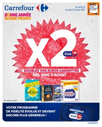 Catalogue Supermarchés de Carrefour à Culan Prospectus Carrefour à Culan, "BONNE ANNÉE BONNE PROMO", 86 pages, 14/01/2025 - 27/01/2025