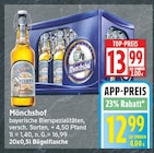 Bier von Mönchshof für 12,99 € bei EDEKA im Angebot Bier von Mönchshof im aktuellen EDEKA Prospekt